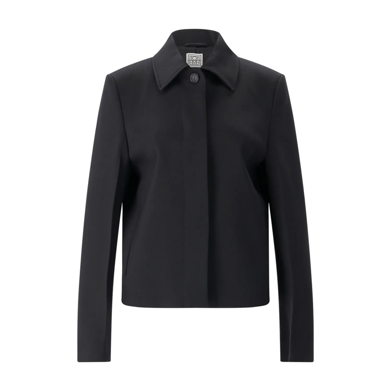 TOTEME Blazer Blazer aus Wollmix schwarz