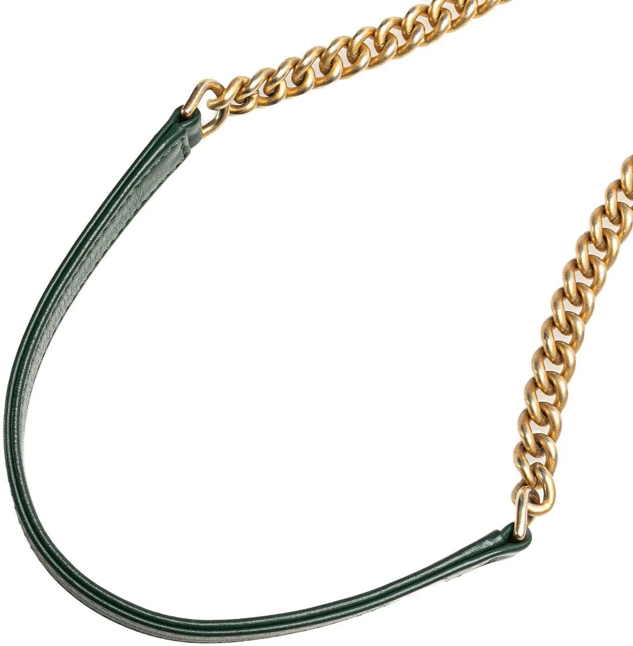 Thumbnail - Chanel Hobo Bags - Stitched Calfskin and Grosgrain Button Up Double Z - Gr. unisize - in Grün - für Damen