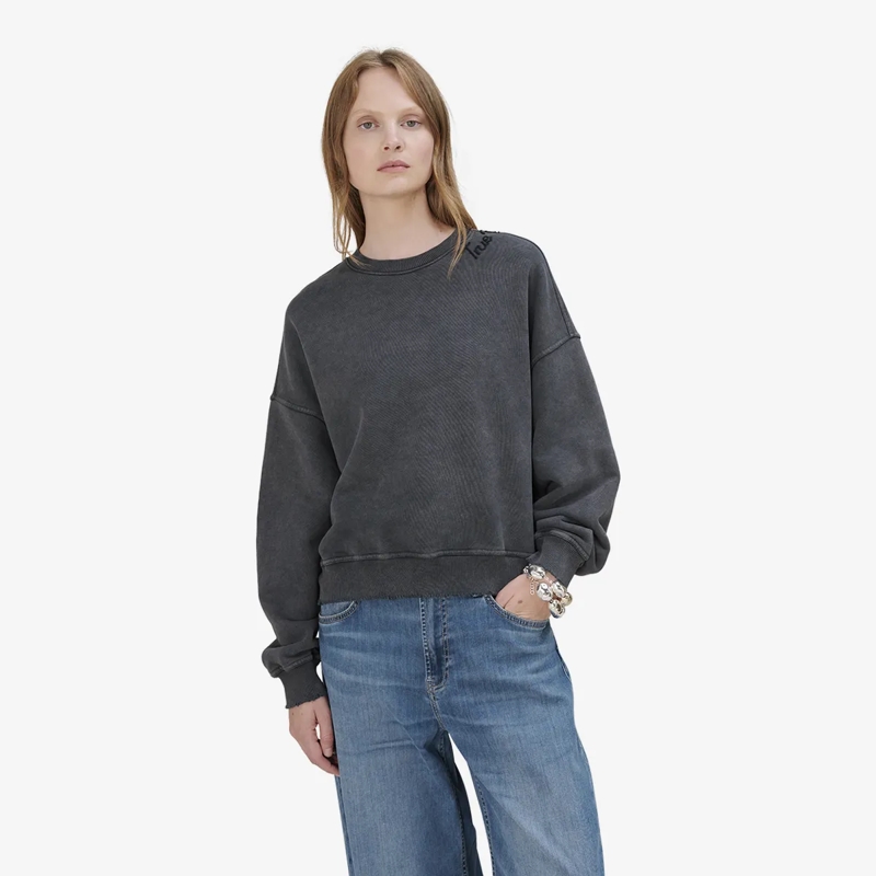 True Religion  Sweatshirt EMBRO schwarz(Image 6)