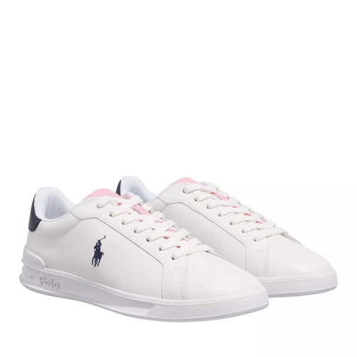 Polo Ralph Lauren Hrt Crt Ii Sneakers Low Top Lace White Navy Pink Low-Top Sneaker