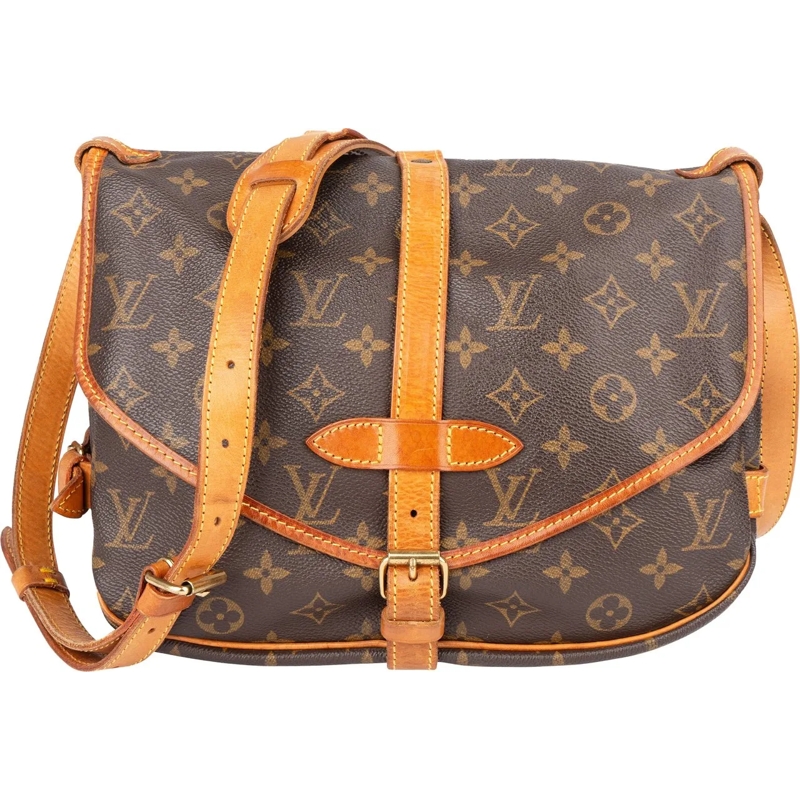 Louis Vuitton Schultertasche Louis Vuitton Canvas Monogram Sumur 30 Crossbody B braun