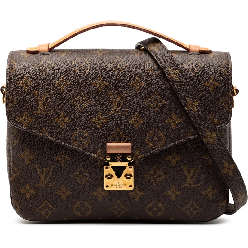 Louis Vuitton Schultertasche Monogram Pochette Metis braun