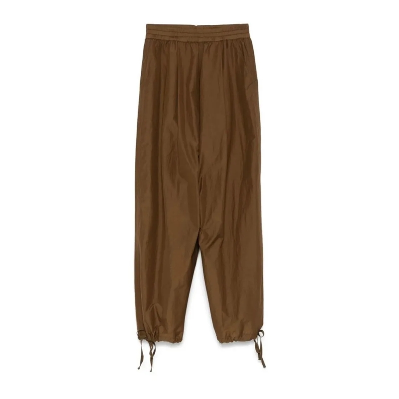 Philosophy Di Lorenzo Serafini  Relaxed Fit Trousers With Tapered Leg Brown