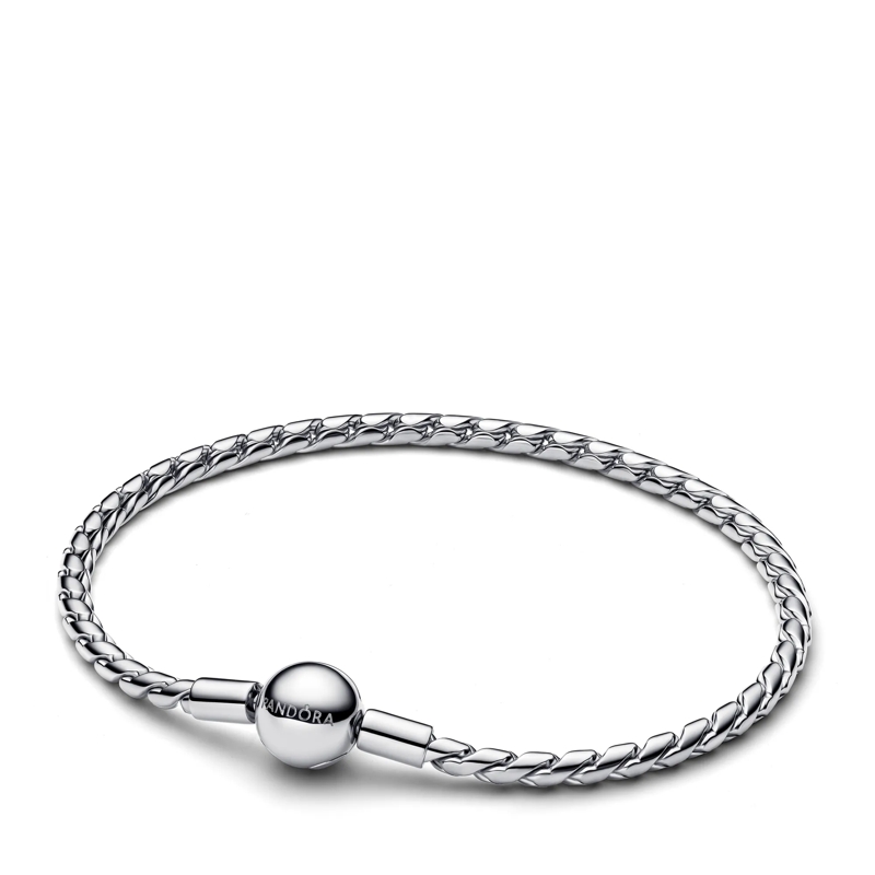 Pandora Armband Runder Verschluss Flügel-Kettenarmband Silber