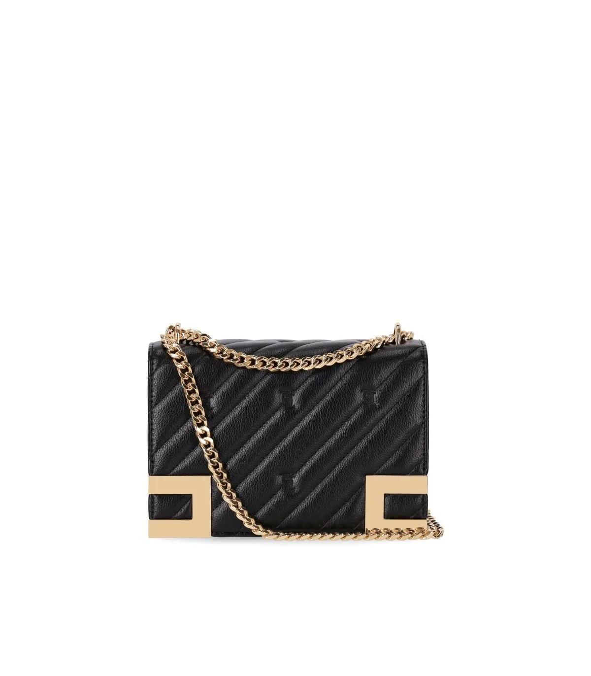 Elisabetta Franchi Crossbody Bags - ELISABETTA FRANCHI SCHWARZ KLEINE SCHULTERTASCHE - Gr. unisize - in Schwarz - für Damen