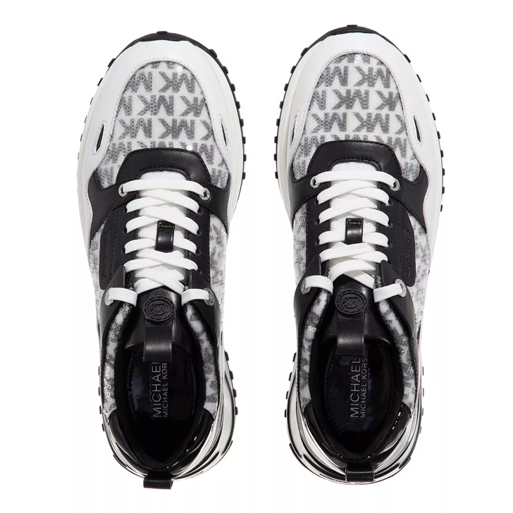 Black and white michael kors sneakers 2025