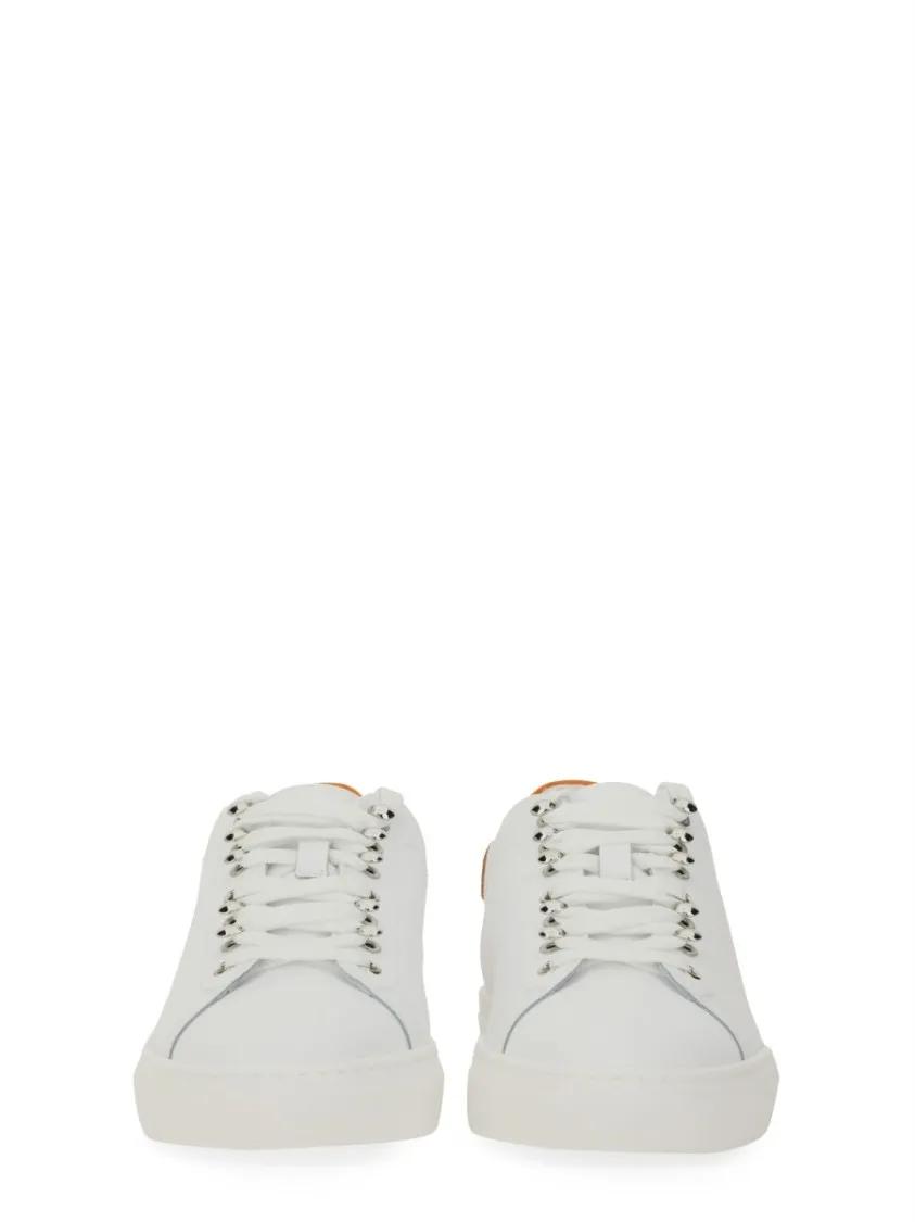 Thumbnail - Moschino Low-Top Sneaker - Leather Sneakers - Gr. 41 (EU) - in Weiß - für Damen