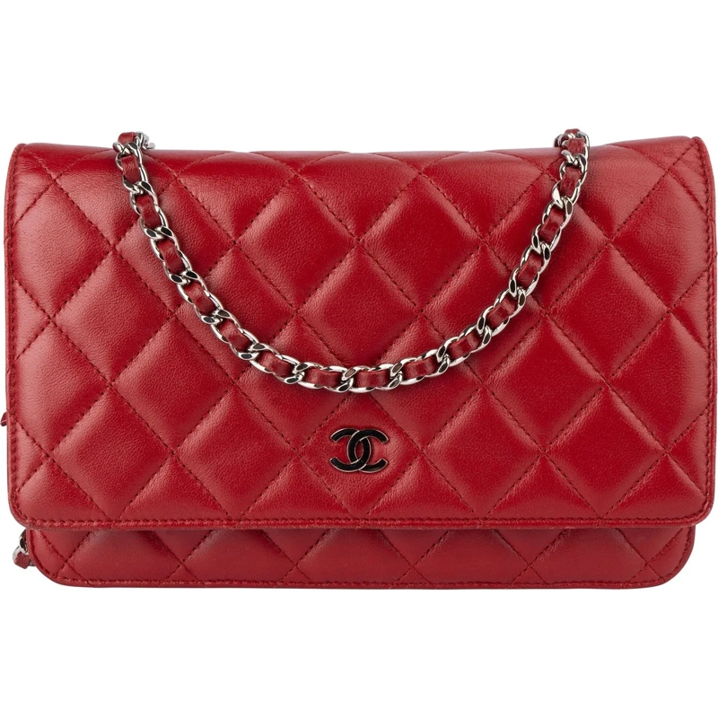 Chanel Tote Chanel Quilted Lambskin Wallet On Chain Crossbody  rot