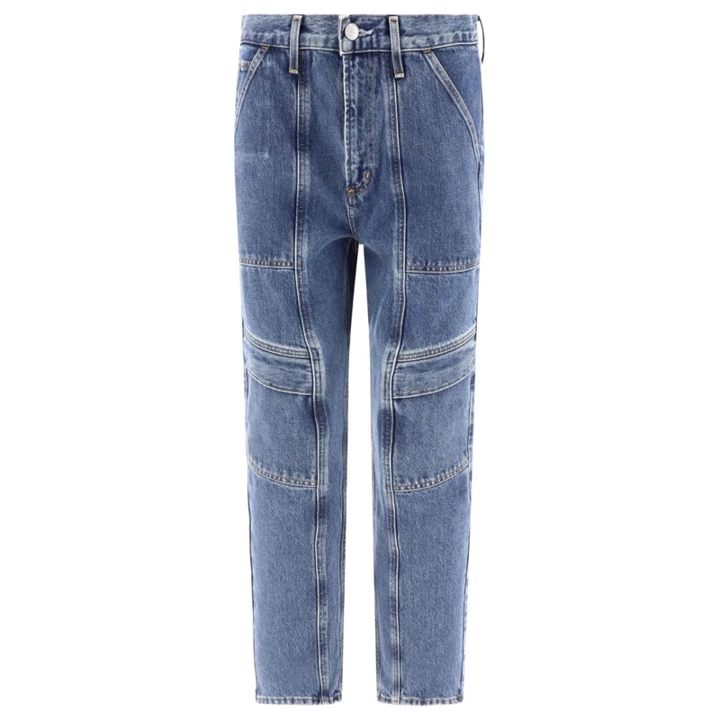Agolde Jeans mit geradem Bein "Cooper" Cargo Jeans Blue
