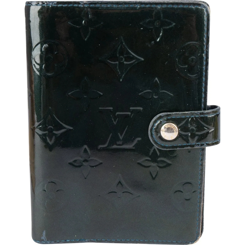 Louis Vuitton Geldbörse Louis Vuitton Vernis Monogram Agenda PM grün