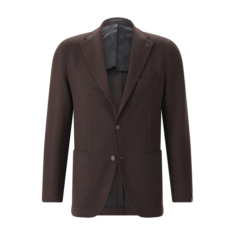 Tagliatore Blazer Stricksakko aus Wollmix blau(Image 6)