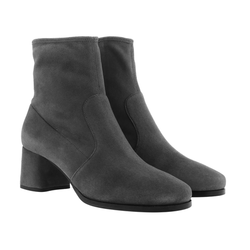 Prada Stretch Suede Booties Nebbia Ankle Boot