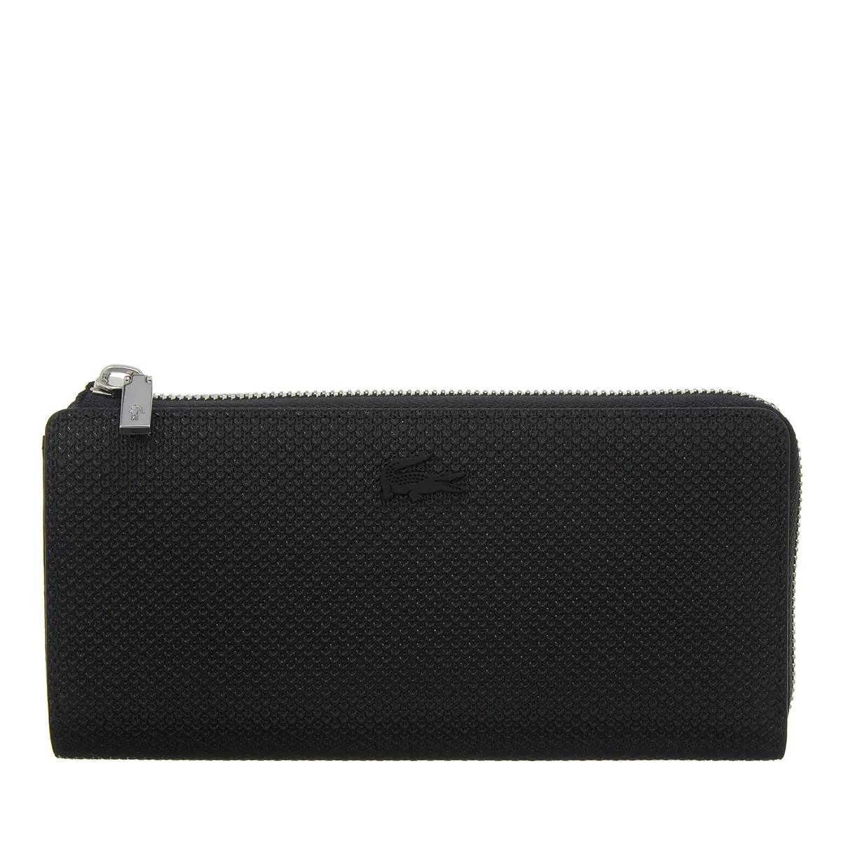 Lacoste Women Daily Classic Slim Zip Wallet - ShopStyle