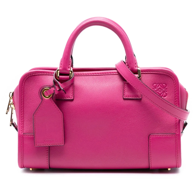 Loewe Sac à bandoulière Leather Amazona 23 rose