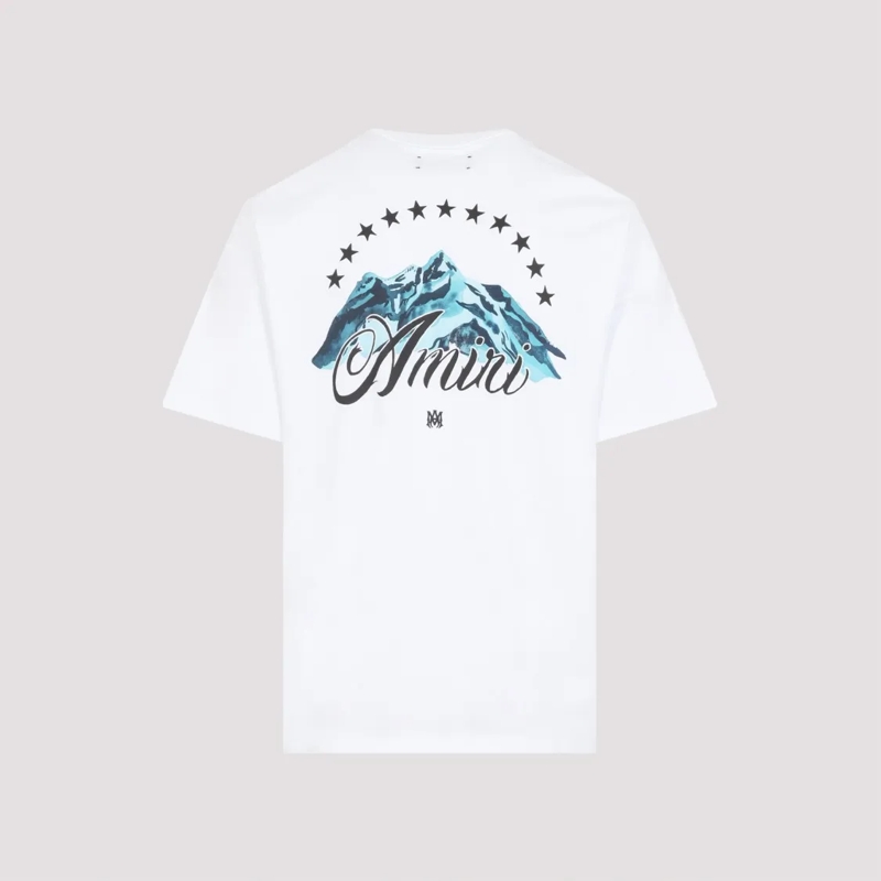 Amiri T-shirt Classic Graphic T-Shirt With Iconic Mountain Desig White