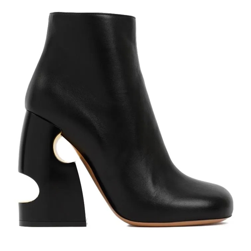 Off-White Black Pop Bulky Nappa Ankle Boot Black Stivale