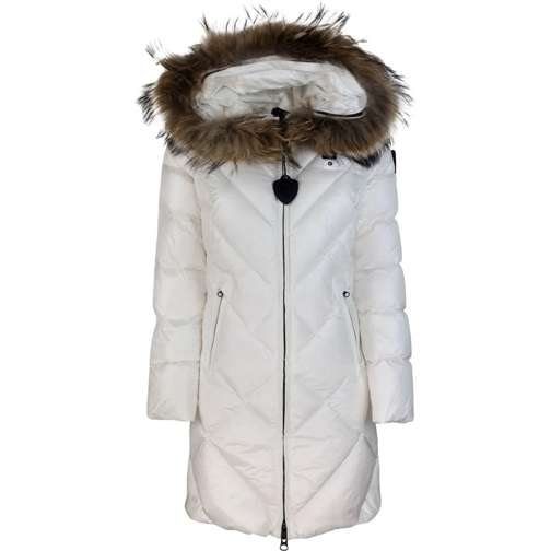 Blauer Sommerjacken Blauer Coats White weiß