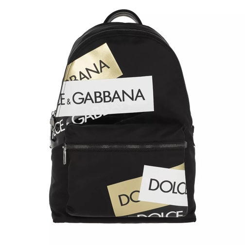 Dolce&Gabbana Vulcano Backpack Nylon Black Ryggsäck