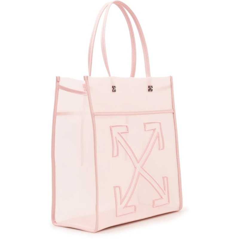 Off-White Shopper Borsa Tote Market rose(Image 2)