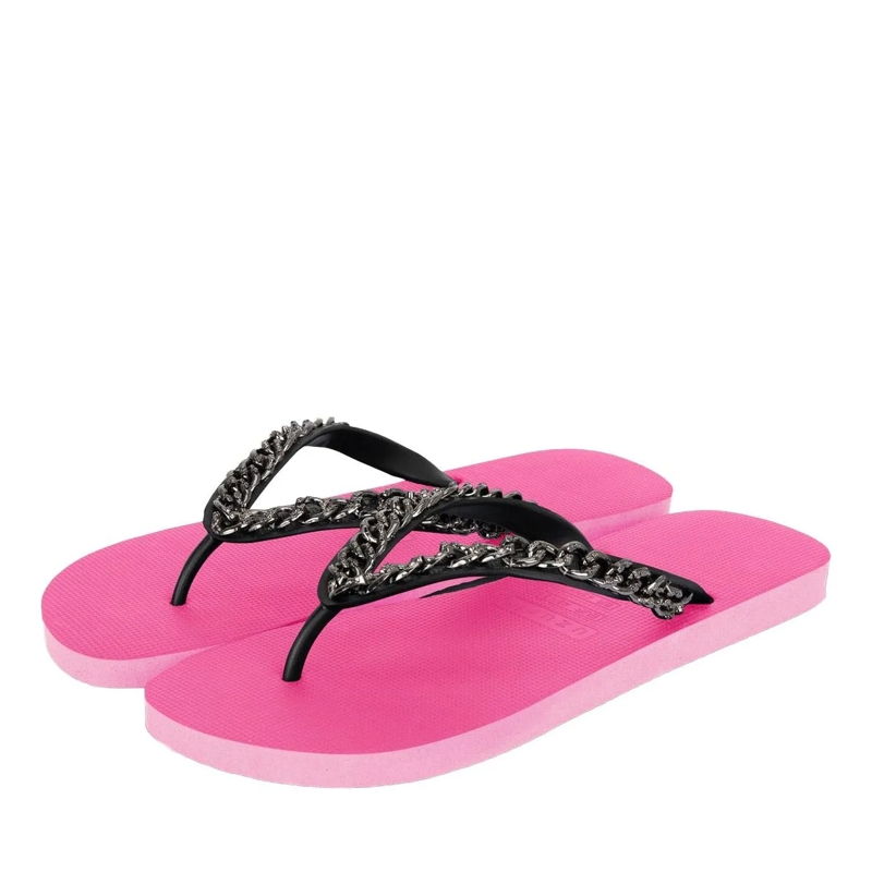 UZURII Flip Flops Zehentrenner Silver Large pink(Image 3)
