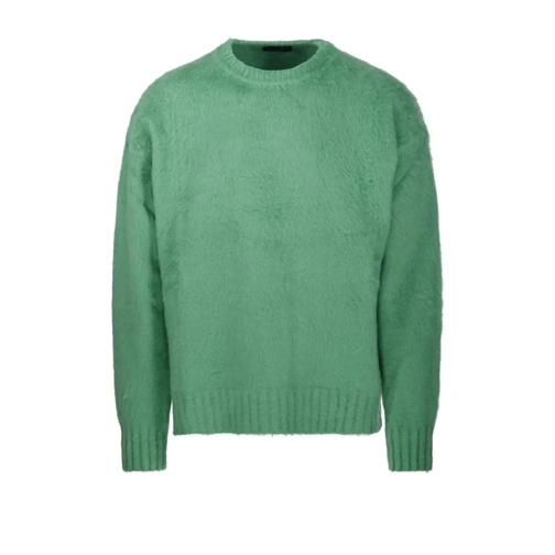 Roberto Collina Pullover Round Neck Sweater Over Green