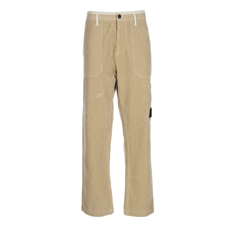 Stone Island Cordhose Pantalone Regular plaster