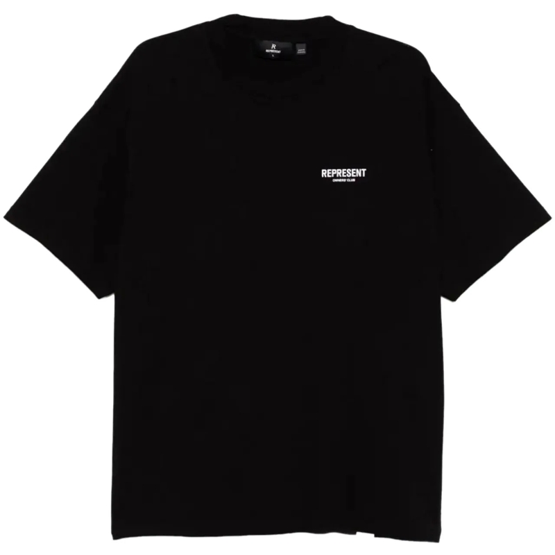 Represent T-shirt Heren Owners Club T-Shirt Zwart schwarz
