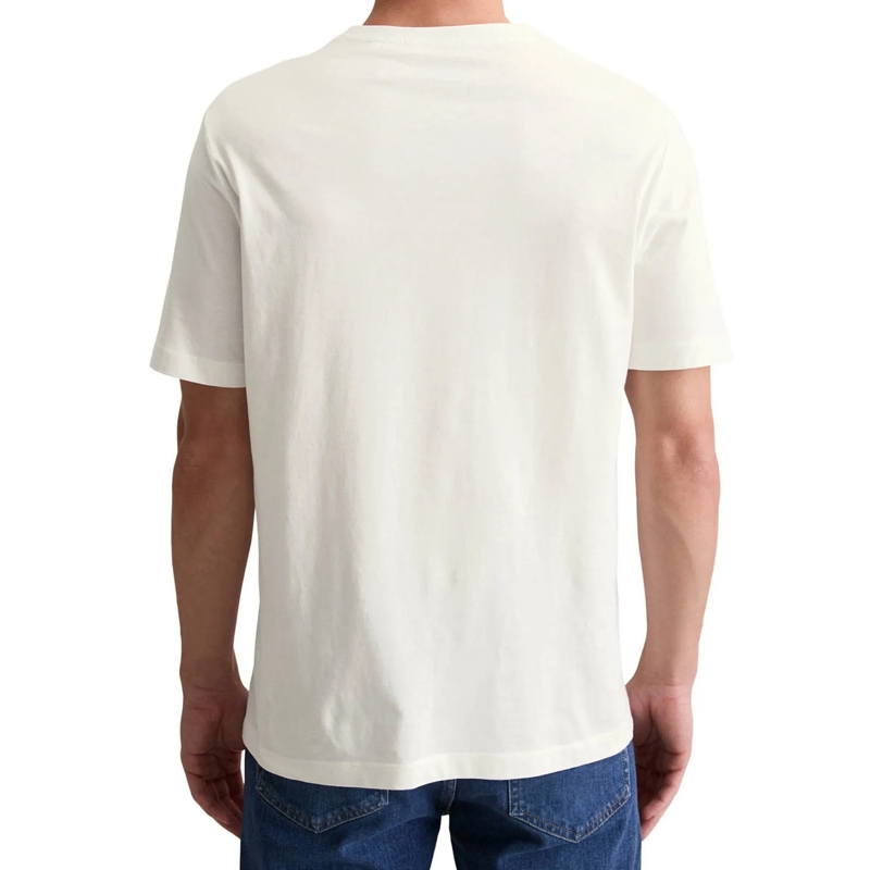 Marc O´Polo Hemd T-Shirt, SSL, Logo Print, Reg F 1er Pack weiss(Image 3)