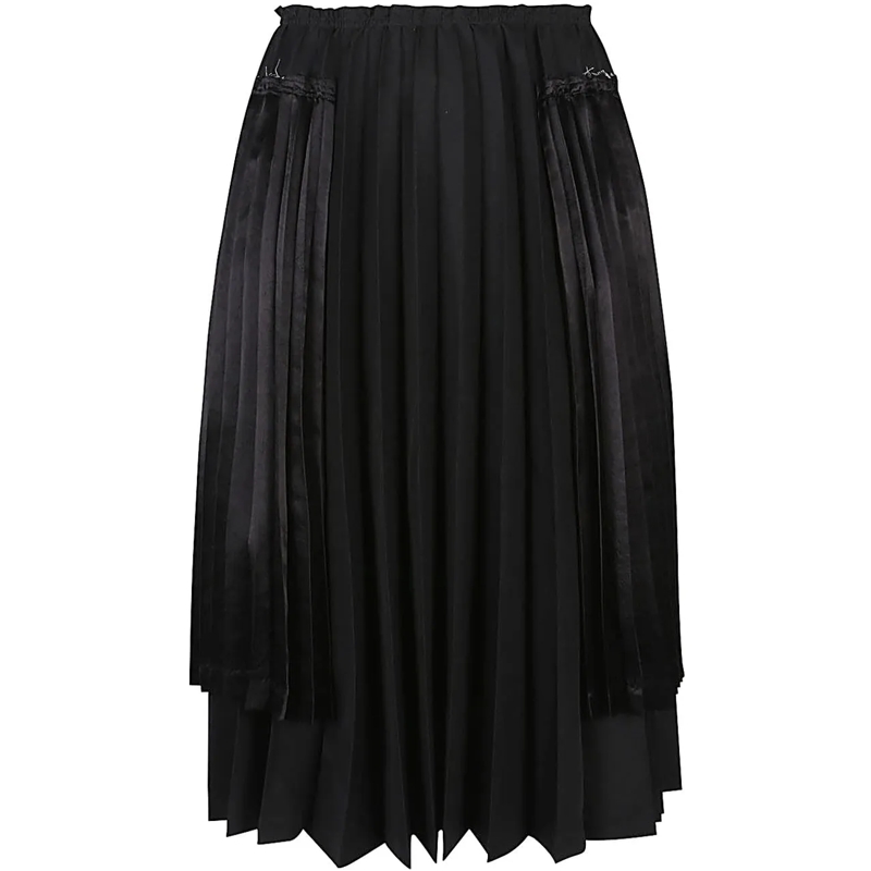 Comme des Garcons Midirock Skirts Black schwarz
