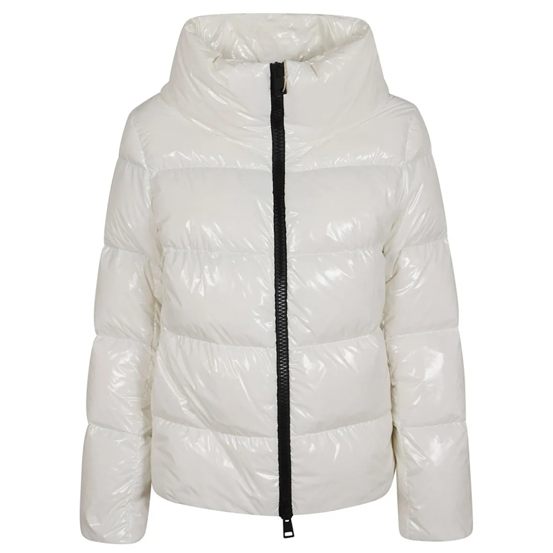 Herno  Padded Down Jacket With High-Gloss Finish And Over White