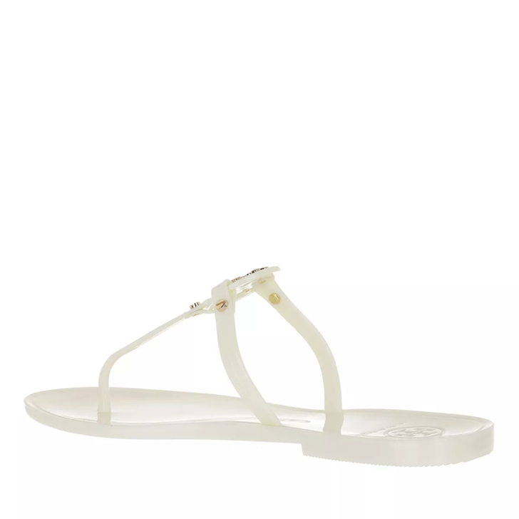 Tory Burch Mini Miller Flat Thong Ivory Gold Flip Flop