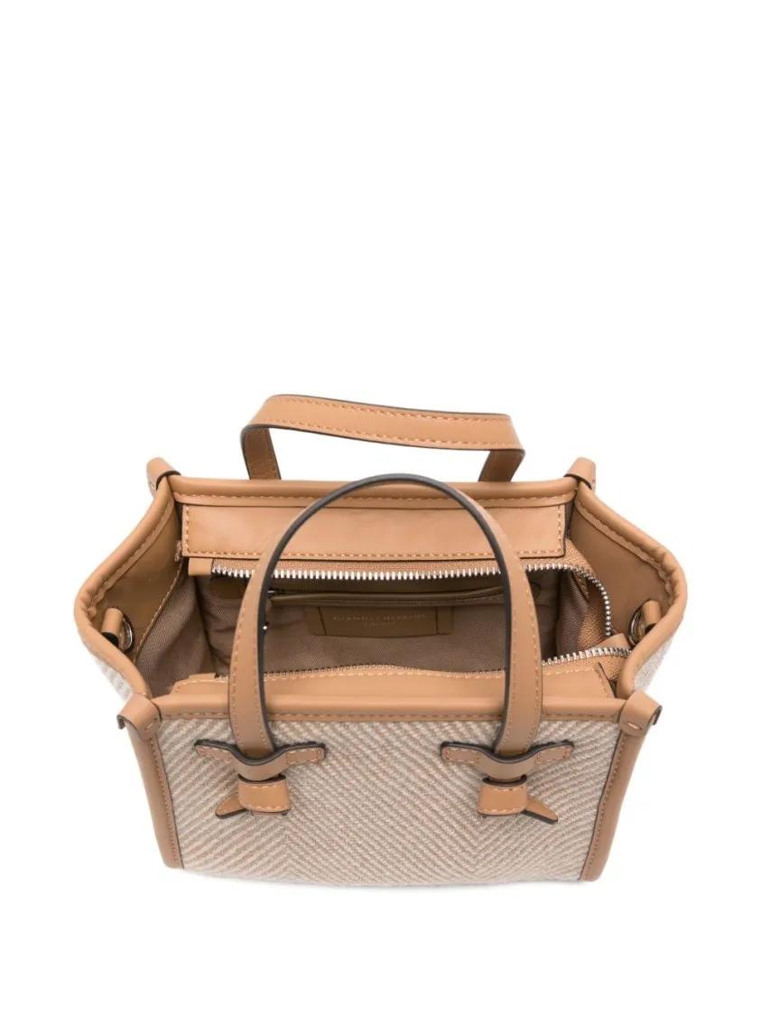 Thumbnail - Gianni Chiarini Shopper & Totes - Structured Chevron Woven Shopper Bag - Gr. unisize - in Beige - für Damen