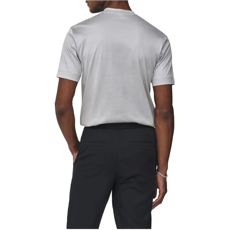 VALENZA T-Shirt Valenza Interlock Supima T-shirts Grijs 1001 grau(Image 4)