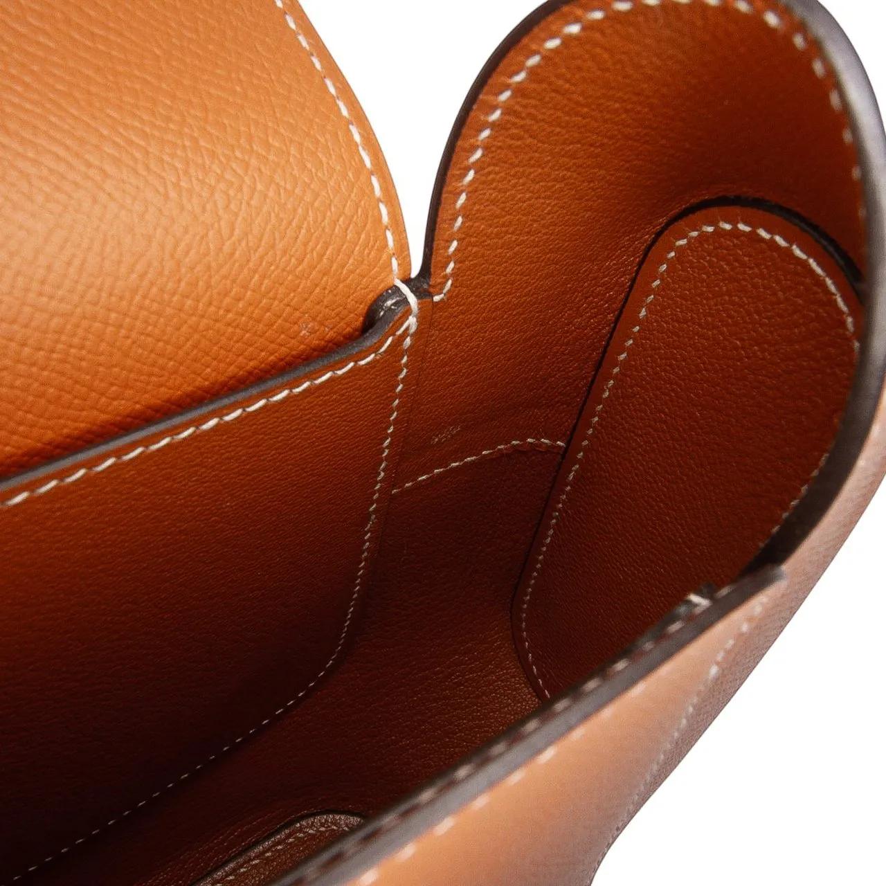 Thumbnail - Hermès Clutches - Epsom Octogone Clutch - Gr. unisize - in Braun - für Damen