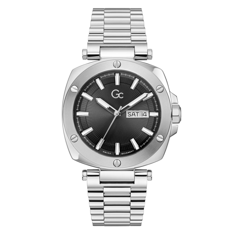 GC Quarzuhr Quarz-Analoguhr Gc Nobilis silber