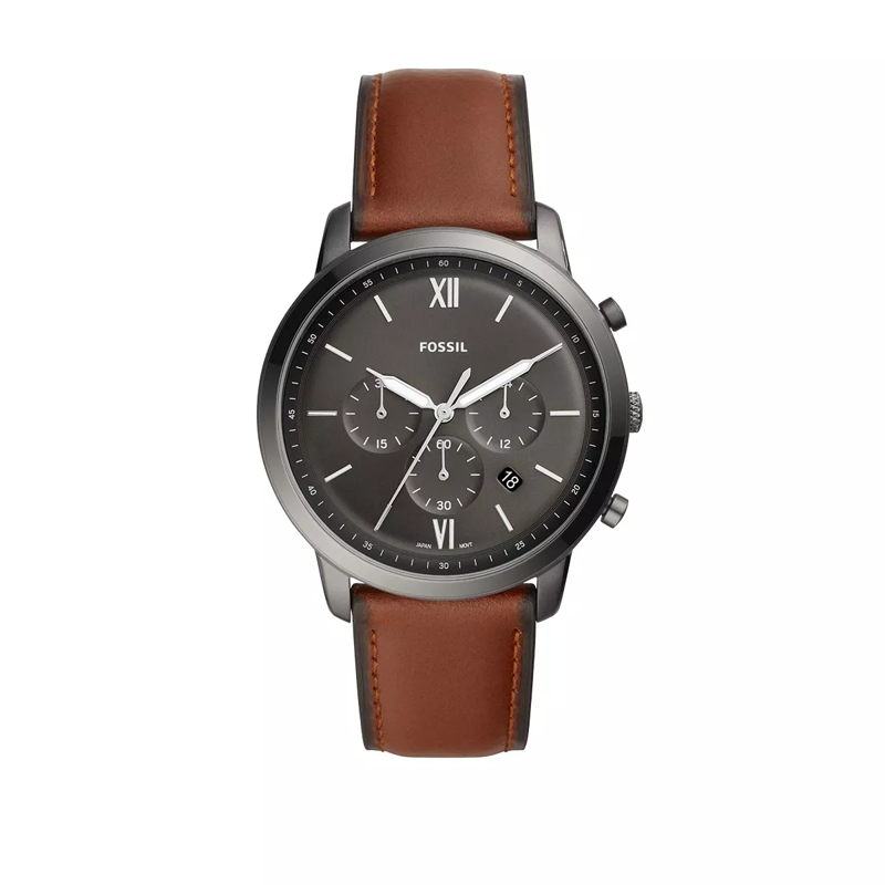 Fossil Chronographe Neutra Chrono Dress Watch Smoke