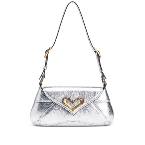 PINKO Schoudertas 520 Leather Shoulder Bag Silver