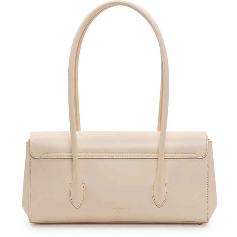 Dolce&Gabbana Tote Borsa a Mano con Chiusura Metallica weiß(Image 3)