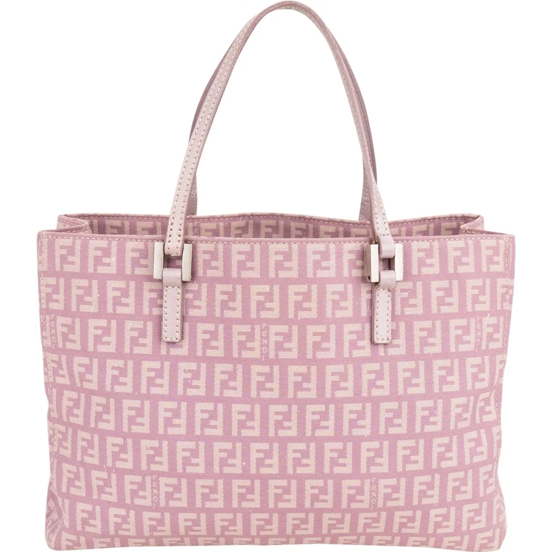 Fendi Tote Fendi FF Monogram Zucca Handbag lila