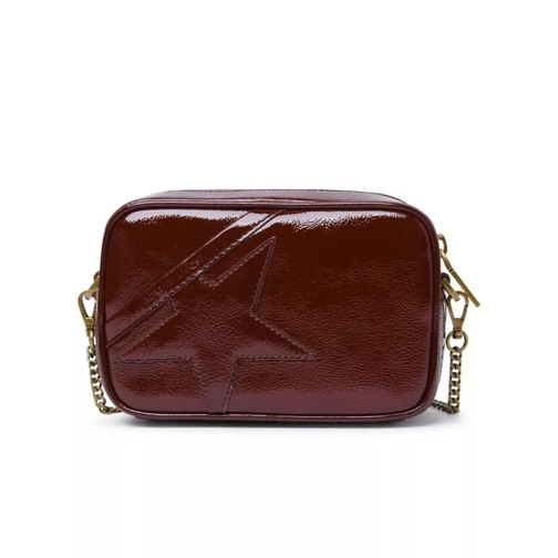 Golden Goose Star Crossbody Bag In Burgundy Leather Burgundy Sac à bandoulière