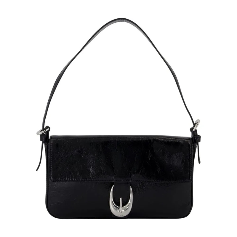 Staud Schoudertas Harlow Shoulder Bag - Leather - Black Black