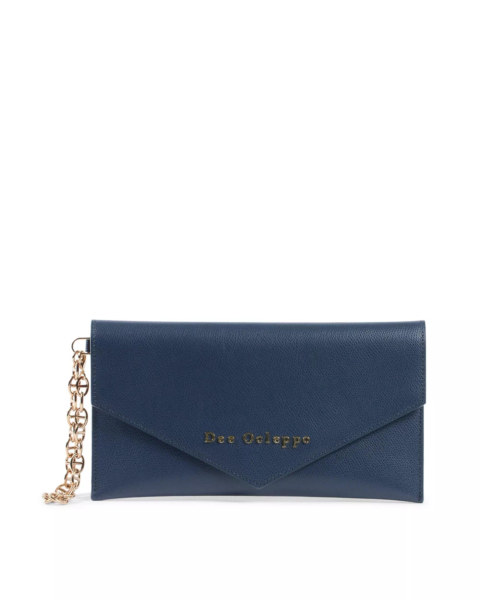 Dee Ocleppo Crossbody Bags - Dee Ocleppo Womens Clutch DC220 LOGO PALMELLATO BL - Gr. unisize - in Blau - für Damen