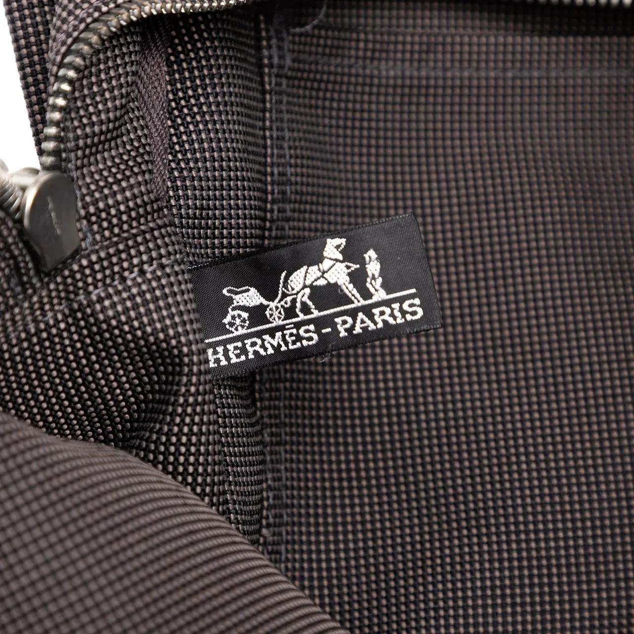 Thumbnail - Hermès Shopper - Canvas Herline MM - Gr. unisize - in Grau - für Damen