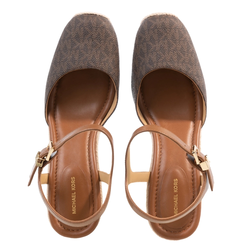 MICHAEL Michael Kors Plateausandalen Kenzie Wedge Brown(Image 6)