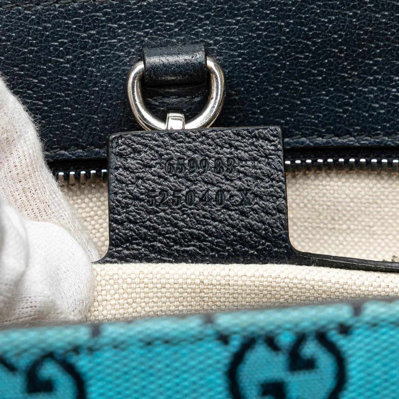 Thumbnail - Gucci Hobo Bags - Small GG Canvas Interlocking G Tote - Gr. unisize - in Blau - für Damen