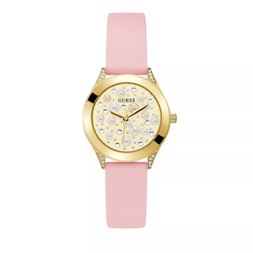 Guess Ladies Watch Trend Silicone Gold Tone Dresswatch