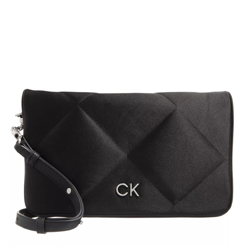 Calvin Klein Re-Lock Quilt Shoulder Bag Ck Black Crossbodytas