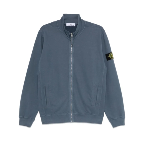 Stone Island Sweatshirts Compass-Badge Sweatshirt Blue