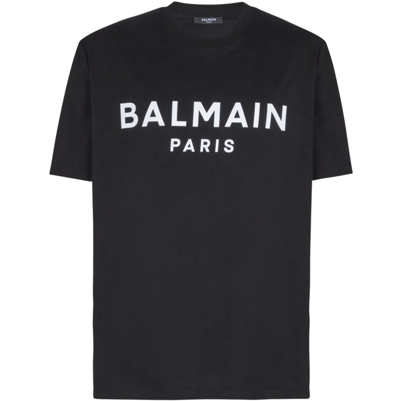 Balmain T-Shirt T-Shirts And Polos Noir Blanc schwarz