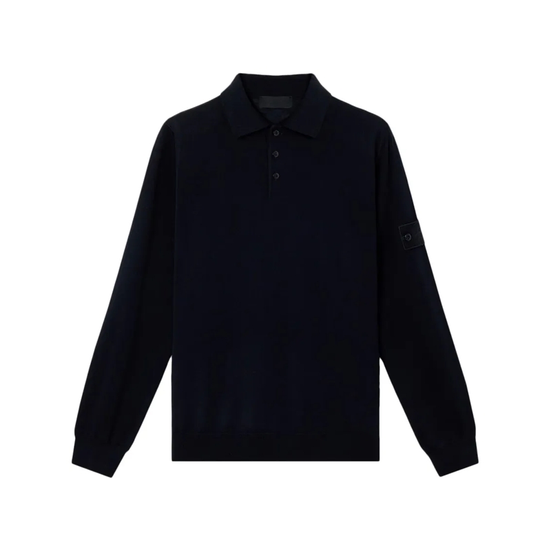 Stone Island Langärmeliges Oberteil Ls Polo blau